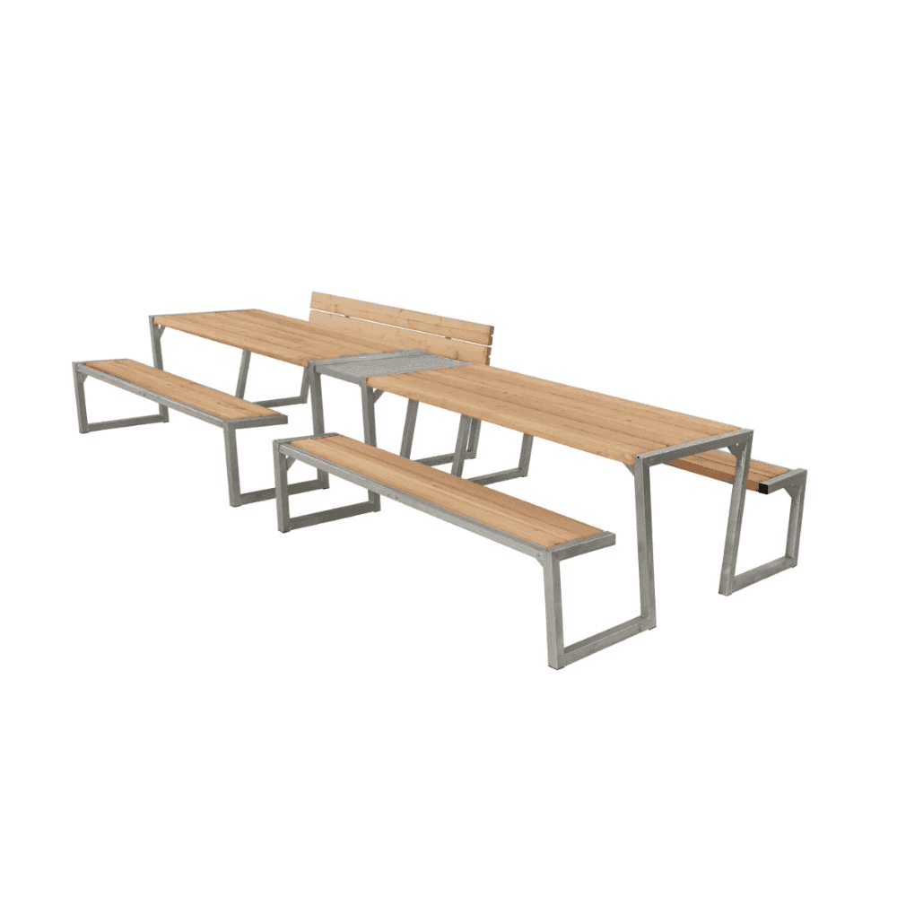 PLUS Mobilier de jardin modulable Zigma, disponible en plusieurs modèles