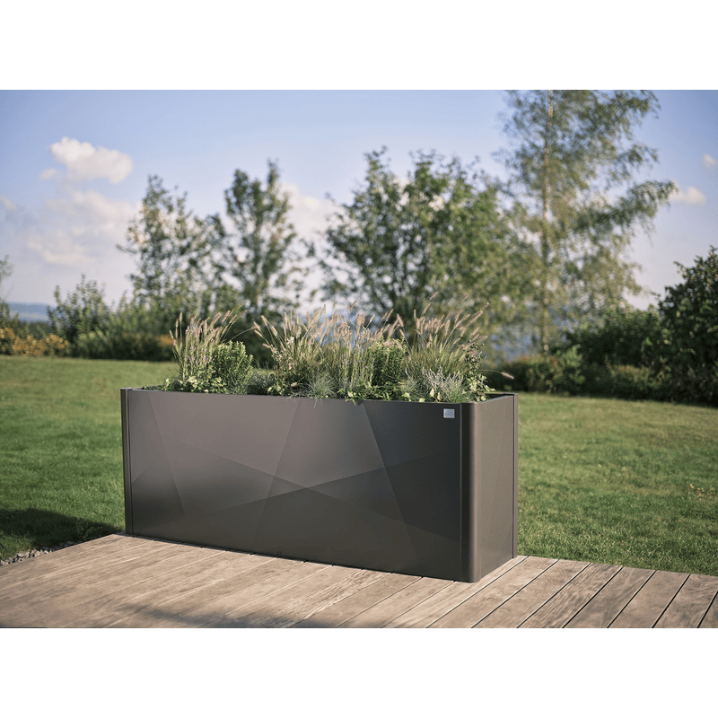 Biohort Pflanzbeet Belvedere® X-Design, 200 Maxi, quarzgrau-metallic, 2010 x 530 x 770 mm, 180 Liter