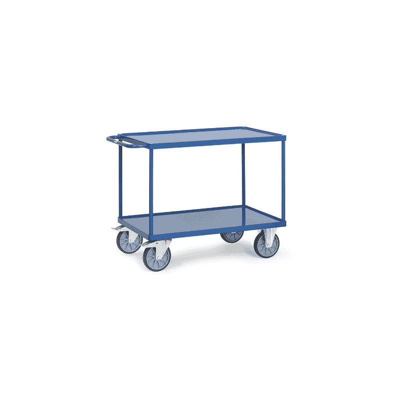 Fetra Tischwagen mit Stahlblech-Wannen, Gesamttragkraft bis 600 kg, vier versch. Grössen