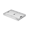 Faltbox grau, Kunststoff, 600 x 400 x 320 mm