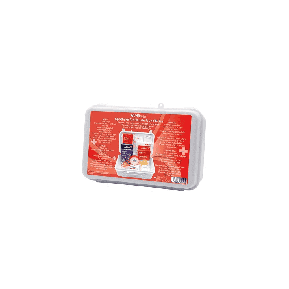 Premiers secours à domicile et en voyage, WUNDmed, 05-016, 48 pièces