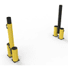Dock Gate NOVEMBER, jaune-noir, 585 x 500 mm, en diverses tailles