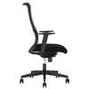 Chaise de bureau Nowy Styl Altum avec dossier en résille, mécanisme synchrone et accoudoirs, noir
