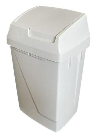 Couvercle en plastique, accessoire pour poubelle ouverte en plastique 50 l, couleur rouge