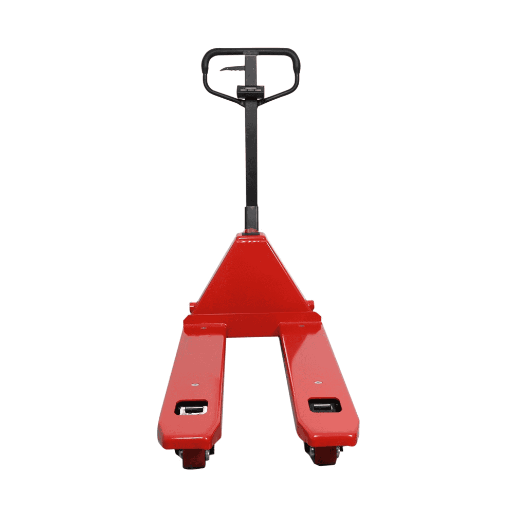RAVAS Handhubwagen iPT Essential / Palettrolli mit Waage, Tragkraft 2000 kg, Anzeigeschritt 0,5 - 1 kg