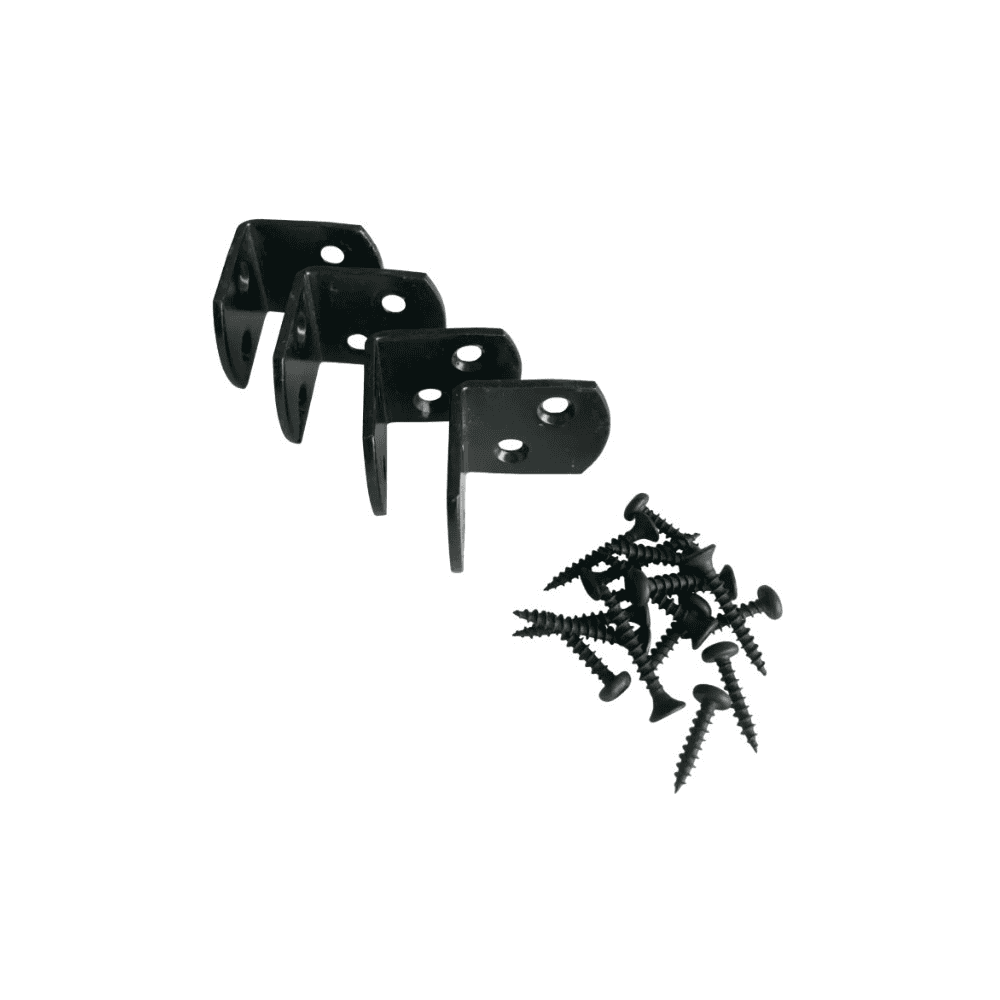 PLUS Pergola Daylife aus Holz, Schwarz RAL 9005, Modell 5, BxTxH 1980 x 1980 x 2180 mm