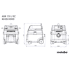 Metabo Allessauger ASR 25 L SC, 1400 Watt, mit elektromagnetischer Abrüttlung
