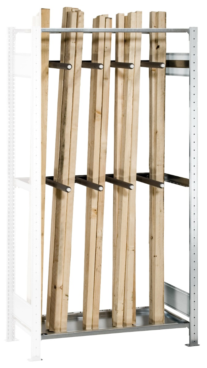 Schulte Langgutregal MULTIplus150, Fachlast 150 kg, in zwei Ausführungen