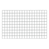 Schulte Paroi arrière en treillis métallique pour rayonnages à tablettes, zingué brillant, en diverses tailles