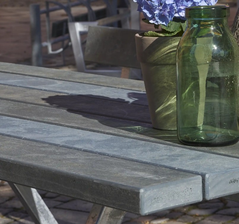 PLUS Alpha Ensemble de mobilier de jardin ReTex, longueur 177 cm, disponible en plusieurs modèles