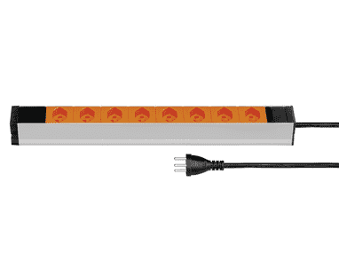 Steffen Steckdosenleiste ALU MODULAR PDU, 8 x T23, 16 A, IP20, 3 m Kabel, diverse Farben