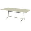Schaffner Table métallique Rigi avec plateau en acier rabattable, en divers modèles