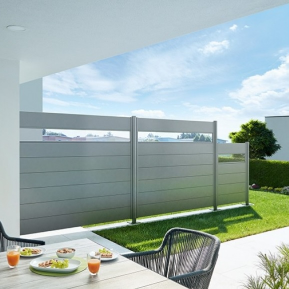 Biohort Sichtschutz - Wandpaneel, in 3 Farben, 4 Grössen, mit- und ohne Acrylglas