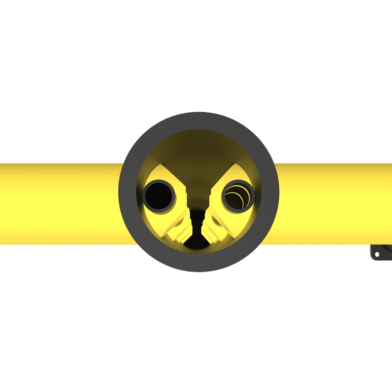Flexibles Sicherheitsgeländer "Delta" mit 4 Balken