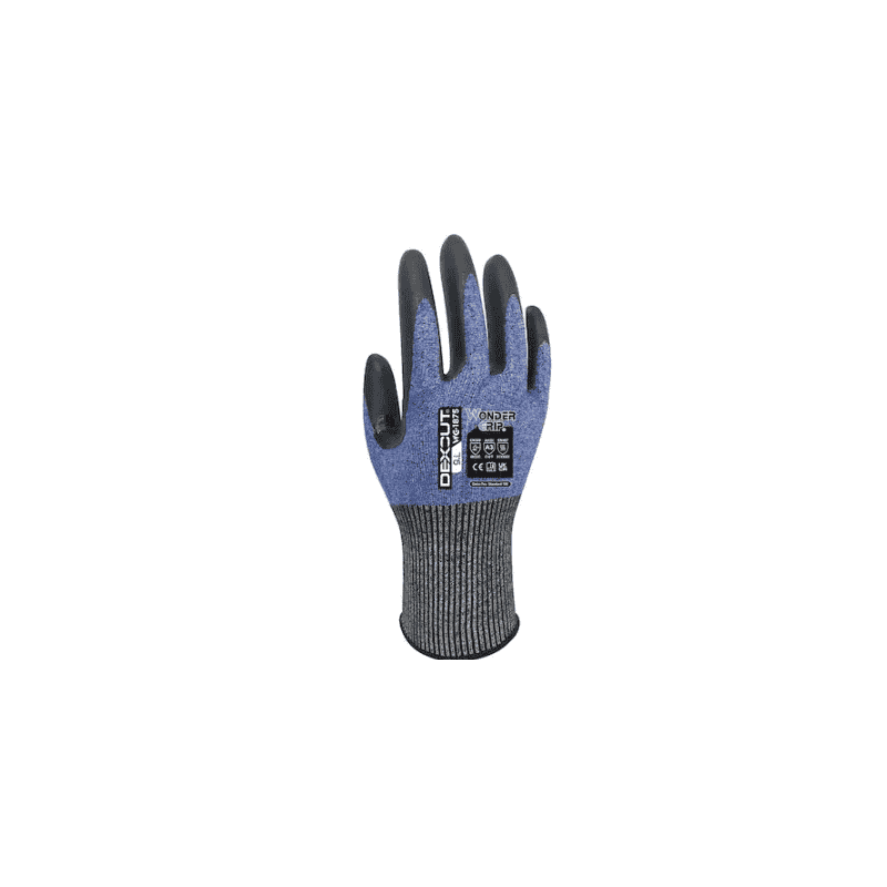 Gants résistants aux coupures Wondergrip Dexcut, WG-1875, EN4X32C, en différentes tailles