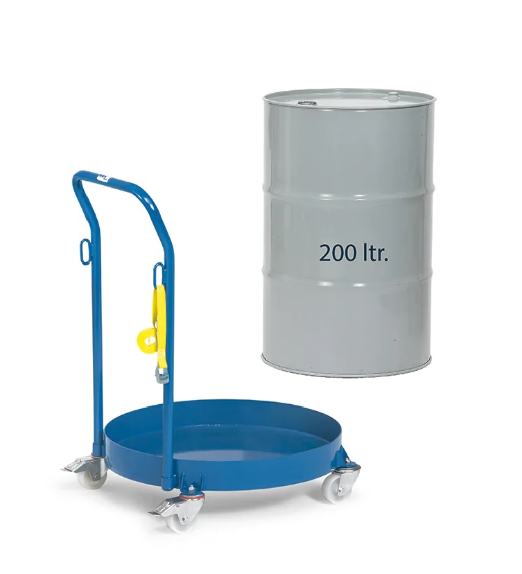 Rouleur de fûts pour fûts de 200 litres