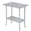 PLUS Table de jardinage en acier galvanisé à chaud, L x L x H 750 x 450 x 800 mm