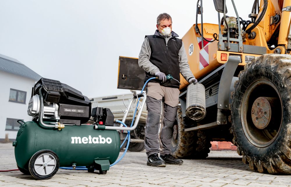 Metabo Compresseur Basic 400-50 V, réservoir de 50 l 2300 W