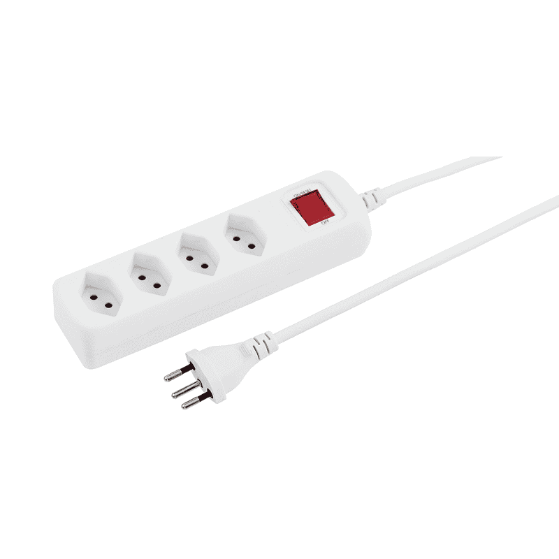 Steffen Multiprise POWER EASY, IP20, câble de 1.5 m, avec interrupteur, différentes versions