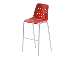 Schaffner Tabouret de bar Bermuda sans accoudoirs, disponible en plusieurs versions