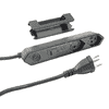 Steffen Multiprise IQ, 2 prises de courant T13, 1 port USB-C PD (18 W), 10 A, IP20, câble de 1.5 m, en deux couleurs