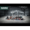 Metabo Akku-Winkelschleifer WVB 18 LTX BL 15-125 Quick, 18 V, mit 2 x 5.5 Ah LiHD Akkus, Schnellladegerät ASC 145 und metaBOX 165 L