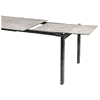 Schaffner Table de jardin LUZERN en fibre de verre extensible, L x L 2200/2800 x 1000 mm, disponible en 3 versions