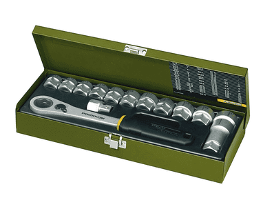 Proxxon Werkstatt-Spezialsatz 1/2", 13 - 27 mm, 14-teilig