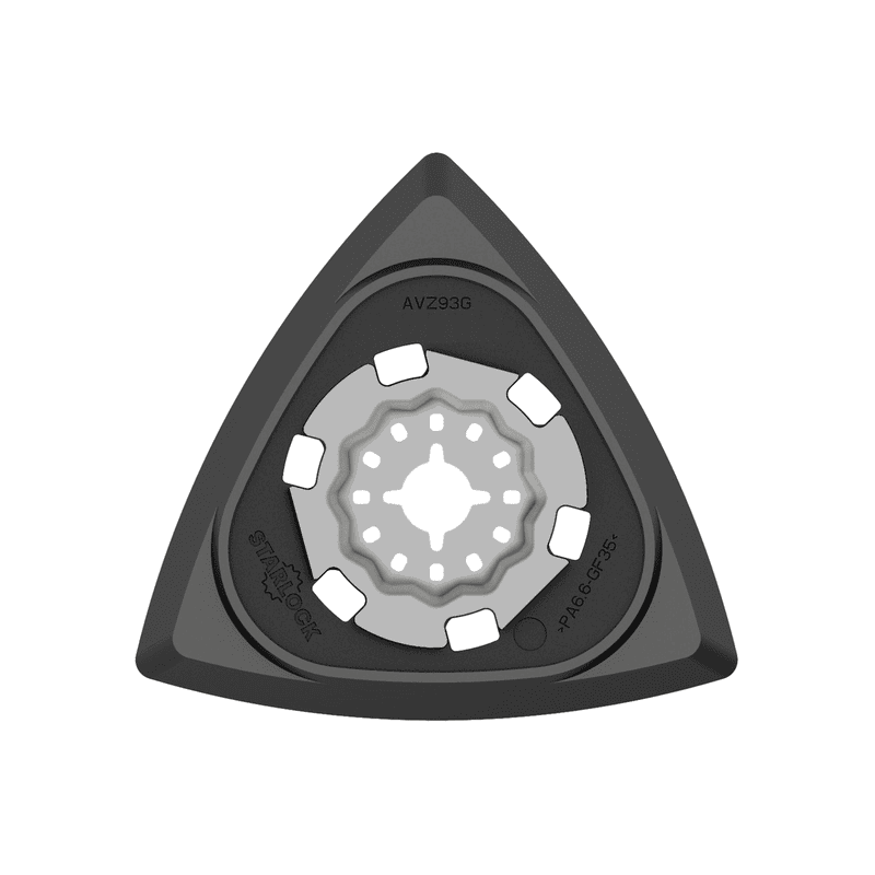 Metabo Dreieckschleifplatte "Starlock" - Ø 93 mm mit Kletthaftung
