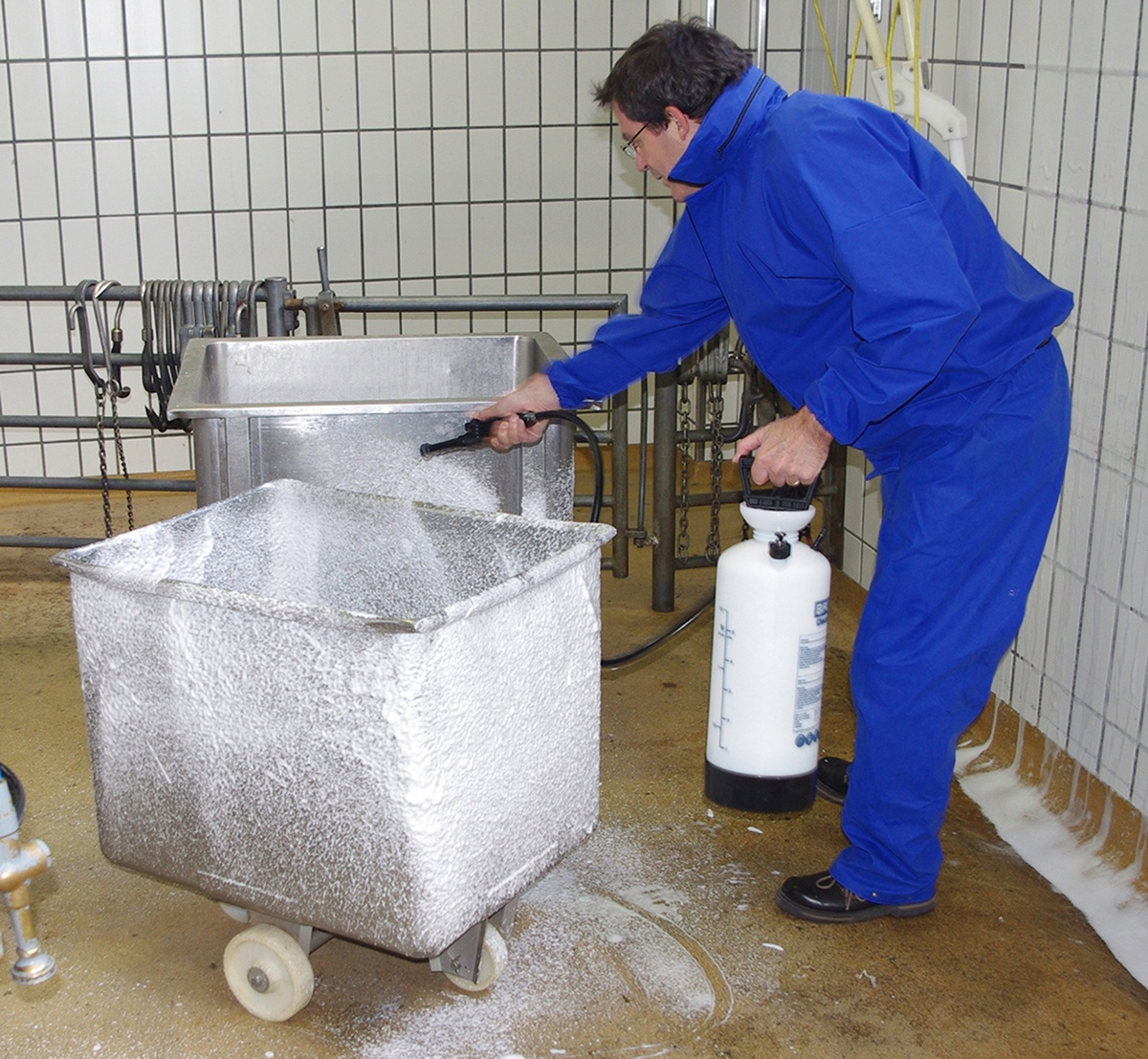 Birchmeier Druckspeicher-Schaumgerät Foam-Matic 5 E, für Laugen, Füllmenge 5 l