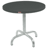 Schaffner Table d'appoint Säntis avec plateau métallique, en diverses couleurs