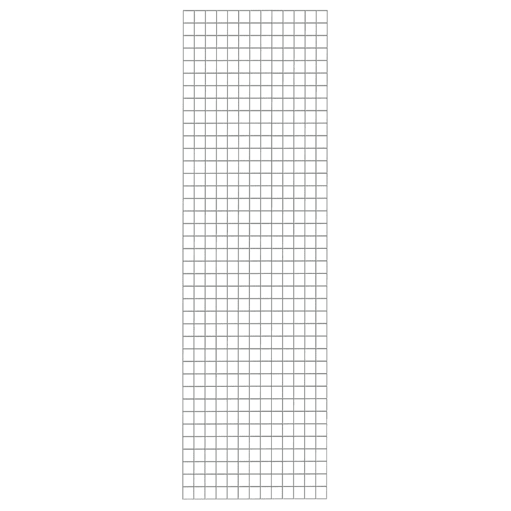 Schulte Paroi arrière en treillis métallique pour rayonnages à tablettes, zingué brillant, en diverses tailles
