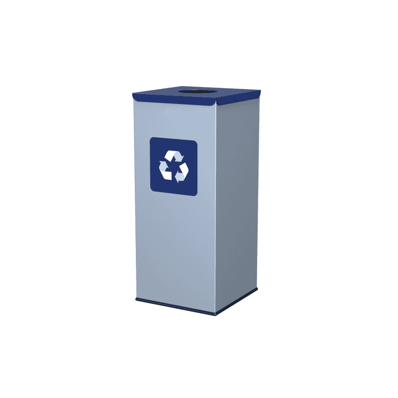 Poubelle pour le tri des déchets, en divers coloris