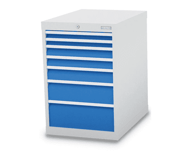 Bedrunka+Hirth Armoire à tiroirs, profondeur 736 mm, R 18-24, nombre de tiroirs 7