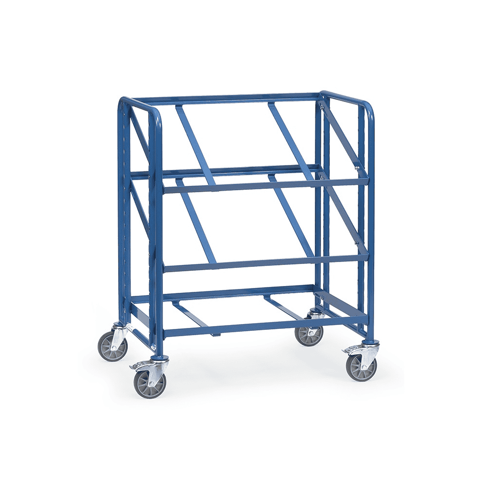 Fetra Chariot pour bacs européens, l x h 666 x 1101 mm, en 2 tailles
