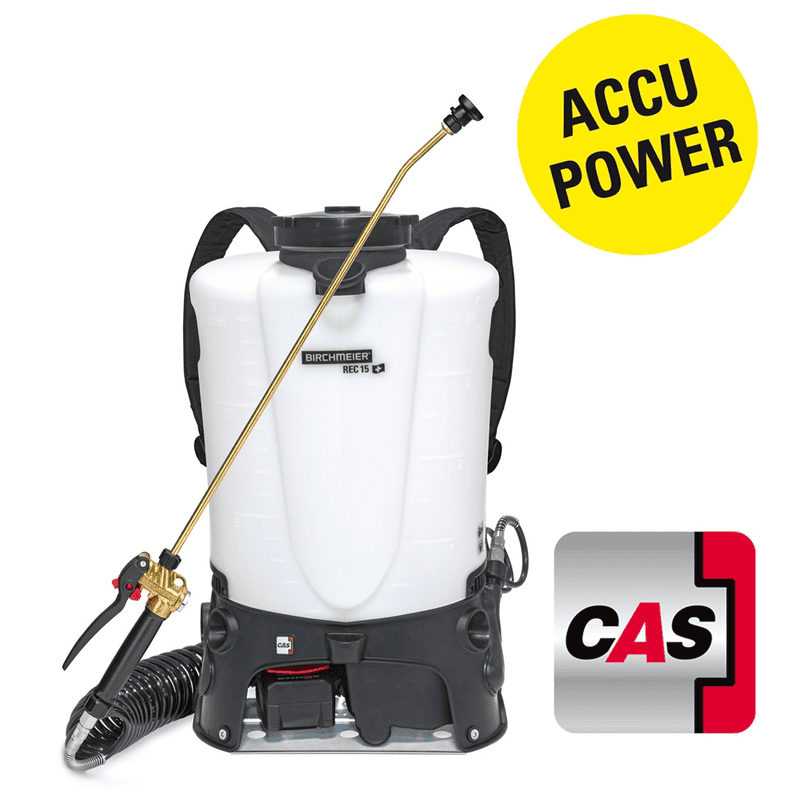 Birchmeier Akku-Rückensprühgerät REC 15 PC - Bau, Füllmenge 15 l, 18 V in zwei Ausführungen