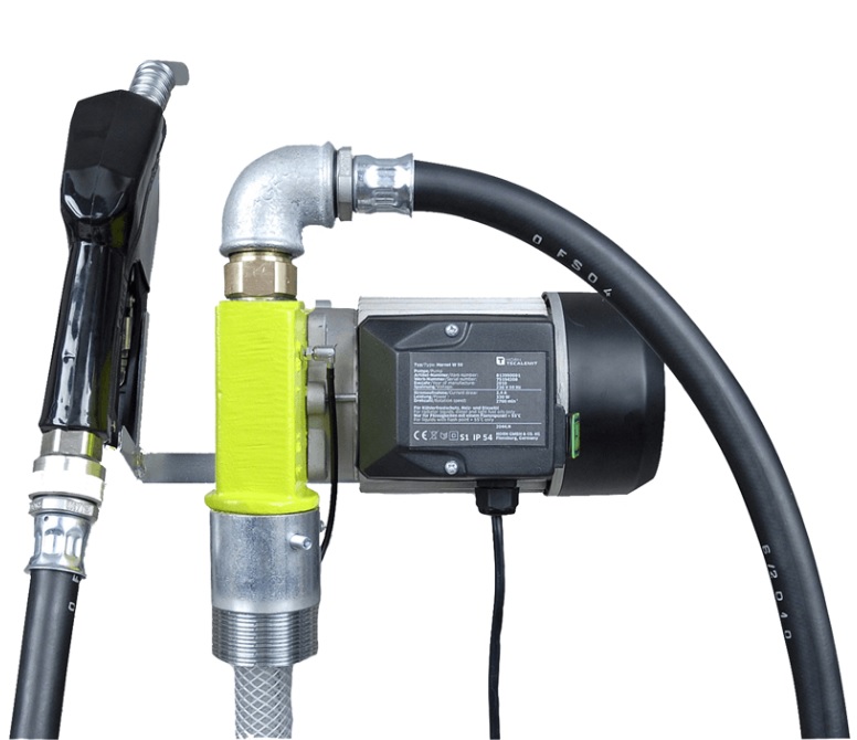 Set de pompes électriques pour fûts, pour diesel et mazout, 230 V, 50 l/min