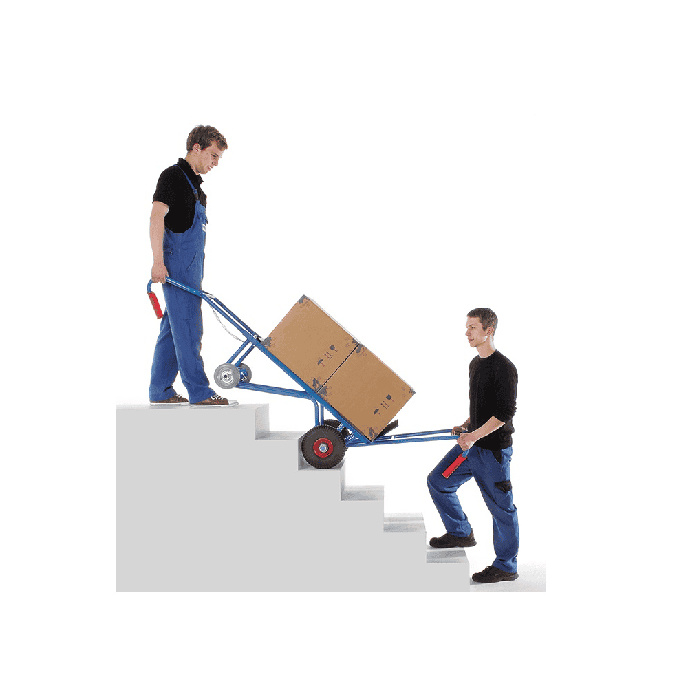 Fetra Diable pour appareils complet avec roues gonflables, capacité de charge 400 kg, LxH 700 x 1300 mm