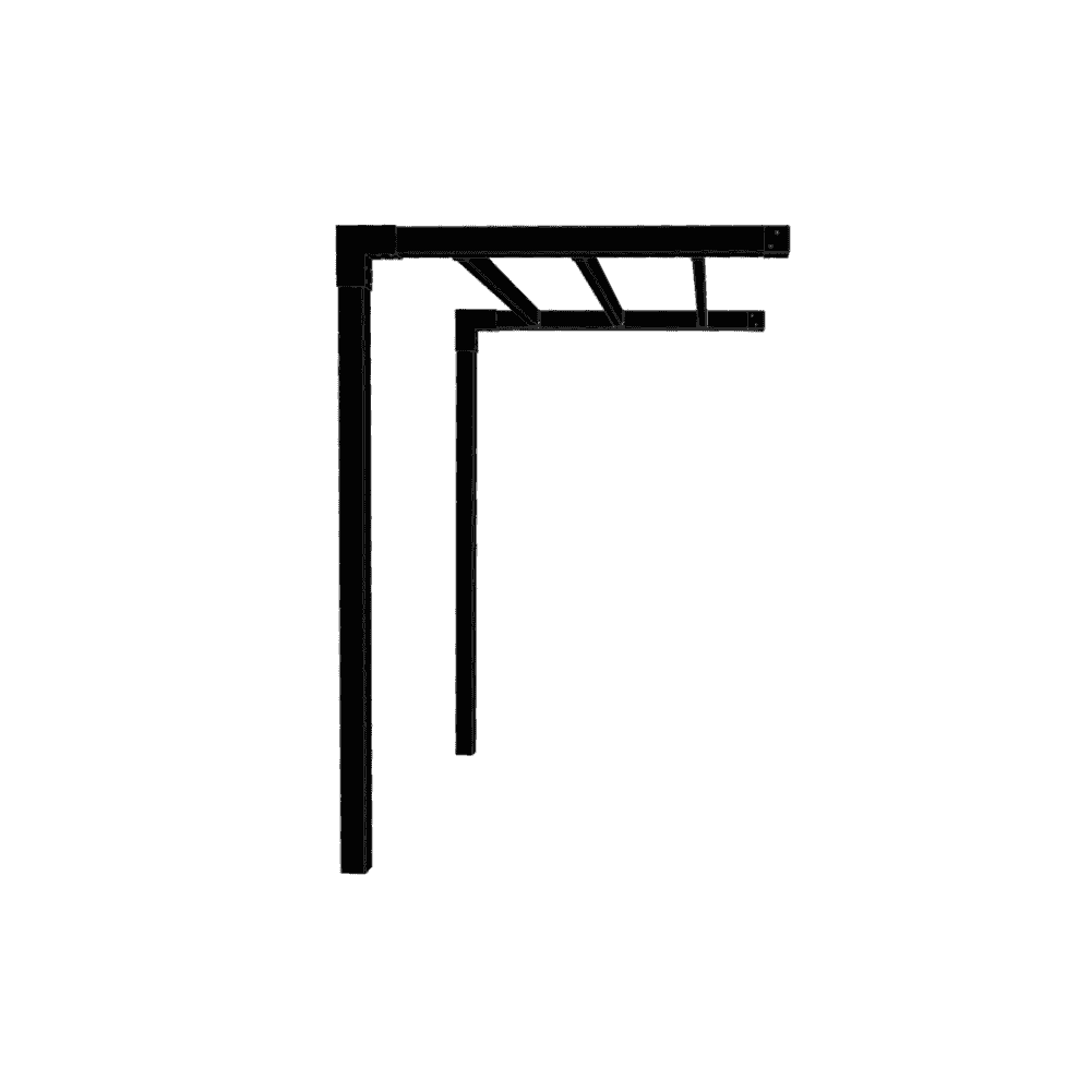 Plus Pergola Arcade, pergola adossée, différentes tailles