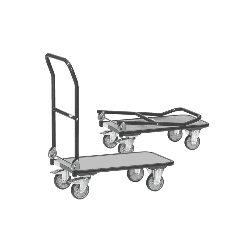 Chariot de transport pliable | charge utile 250 kg | différentes tailles de plate-forme