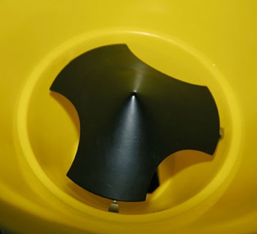 Epandeur 50 l, avec cadre en acier inoxydable