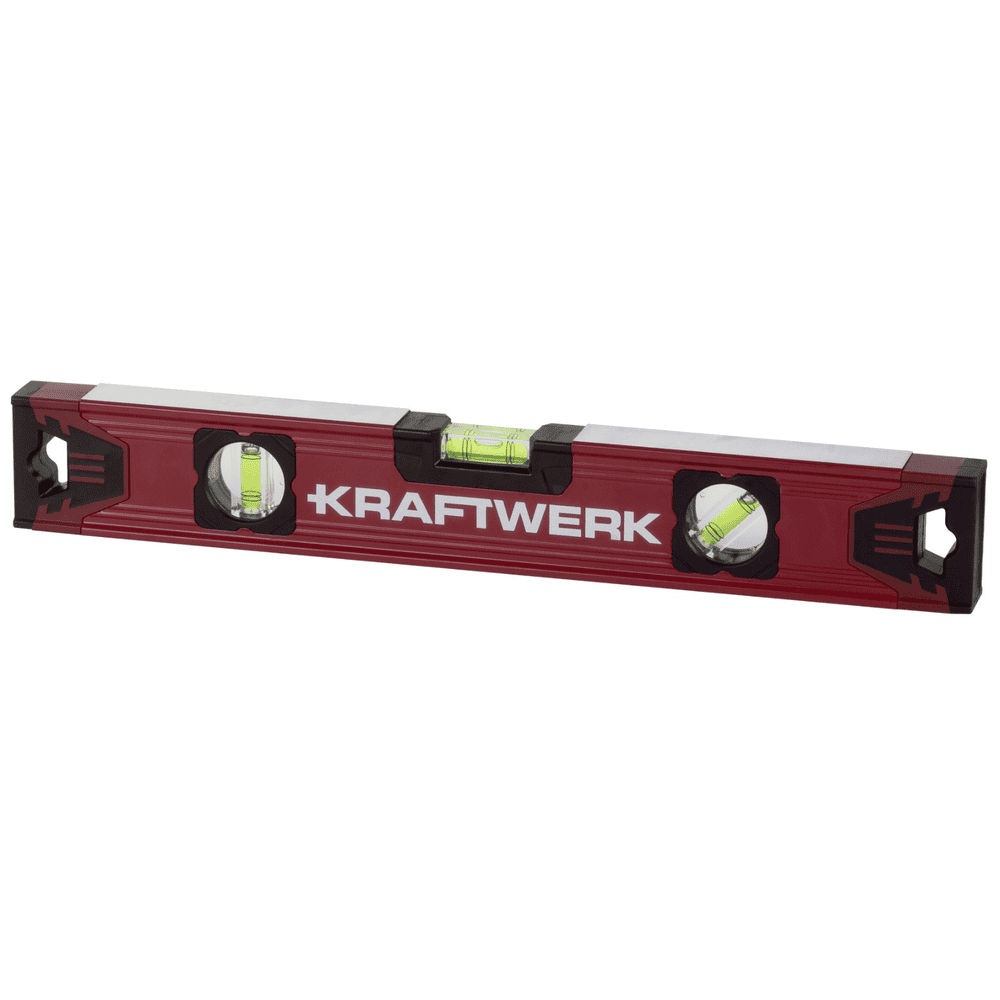 KRAFTWERK PRO LINE Magnetische Wasserwaage, 0.5 mm/m Toleranz, in 4 Grössen