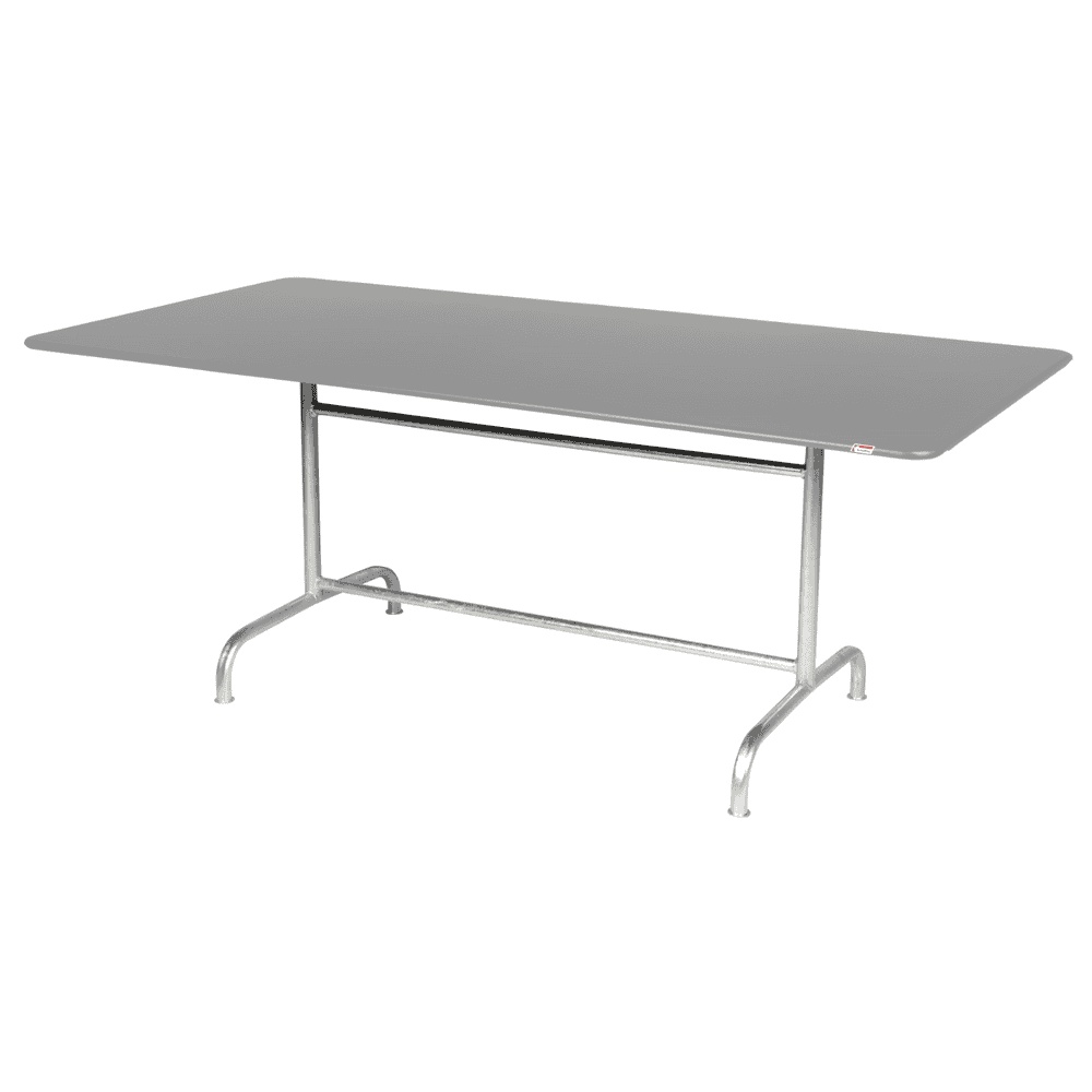 Schaffner Table métallique Rigi avec plateau en acier rabattable, en divers modèles