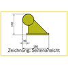 Modularer Rammschutz aus Stahl, Innenecken 90°, in diversen Ausführungen