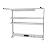 Bedrunka+Hirth Multi-Wand-Aufbau mit Fachboden und Druckluftanschluss, 1500 x 1250 mm, zwei Ausführungen