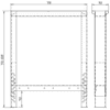 Pied de table réglable PROFI
