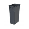 Poubelles FLEXI en polypropylène, grises, disponibles en 2 tailles