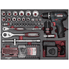KRAFTWERK PRO LINE Profi-Alu-Werkzeugkoffer KW/Bosch, 264-teilig