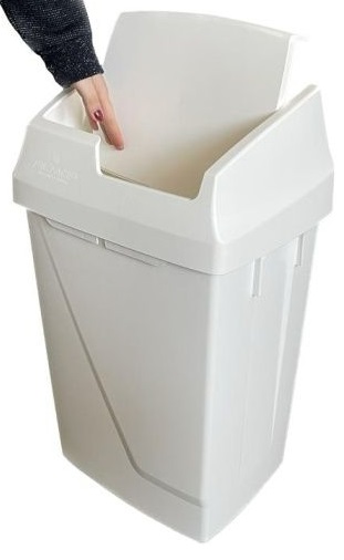 Couvercle en plastique, accessoire pour poubelle ouverte en plastique 50 l, couleur rouge