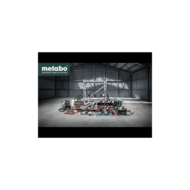 Metabo Akku-Winkelschleifer WVB 18 LTX BL 15-125 Quick, 18 V, mit 2 x 5.5 Ah LiHD Akkus, Schnellladegerät ASC 145 und metaBOX 165 L